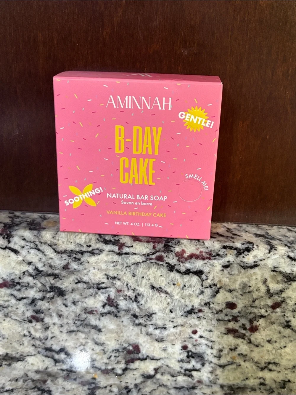 Aminnah Birthday Cake Soap Bar